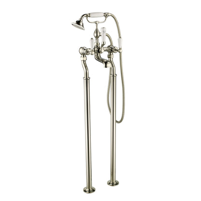 Just Taps Plus Grosvenor Freestanding Bath Shower Mixer with Kit