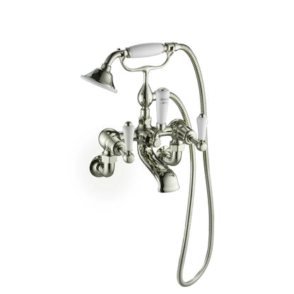 Just Taps Plus Grosvenor Bath Shower Wall Mounted Mixer with Kit