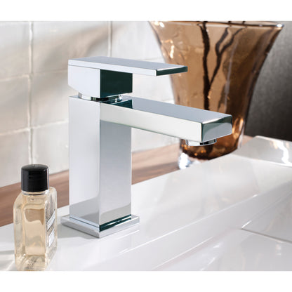 Just Taps Plus Athena Single Lever Basin Mixer without Pop-Up Waste