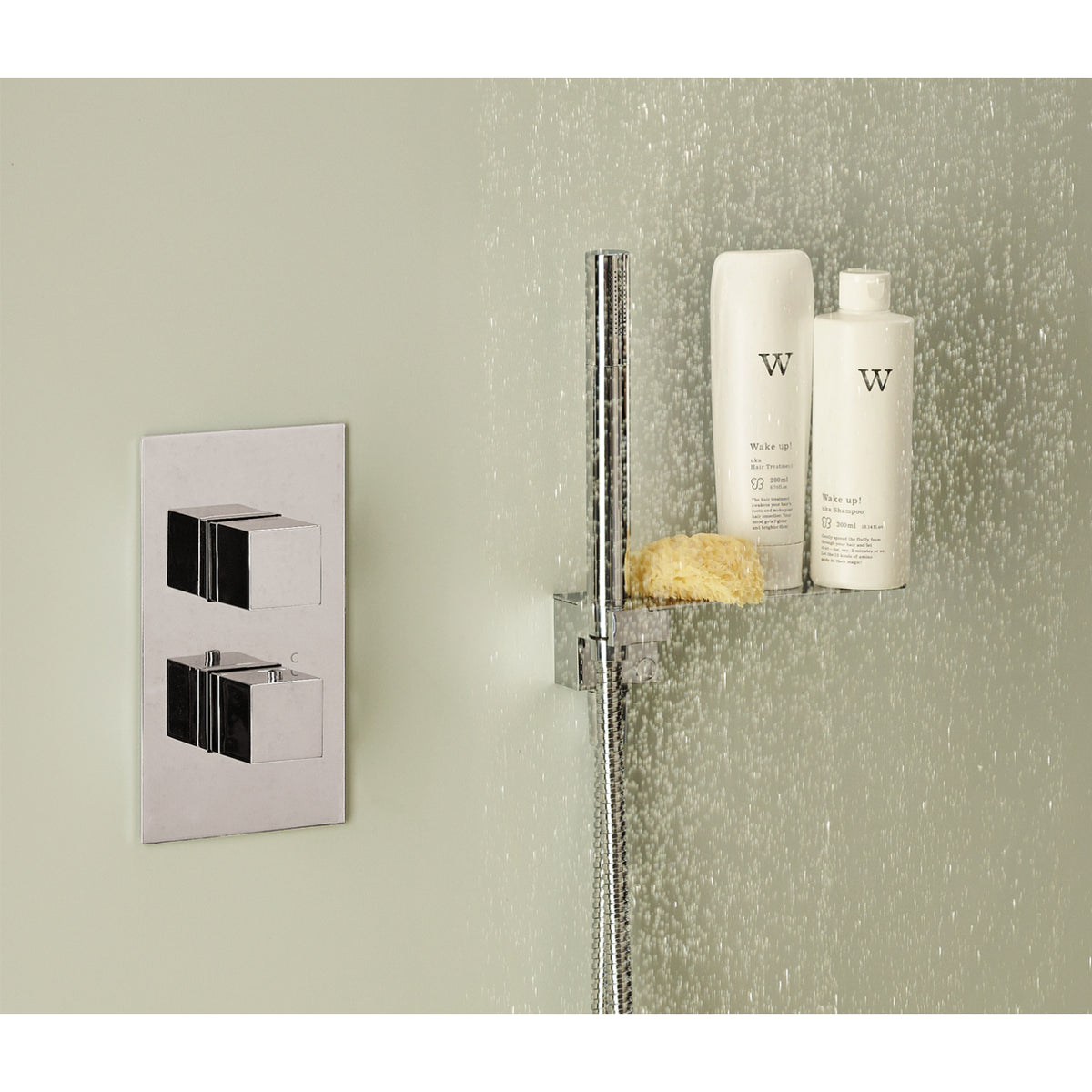 Just Taps Plus Athena Thermostatic Concealed Shower Valve 2 Handle 3 Outlet