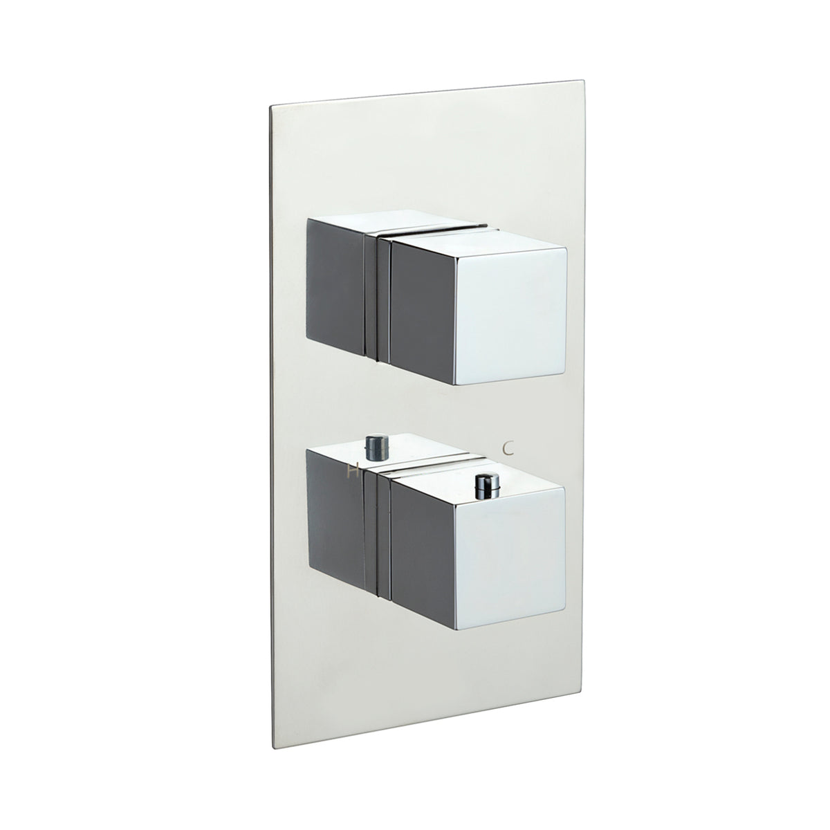 Just Taps Plus Athena Thermostatic Concealed Shower Valve 2 Handle 3 Outlet