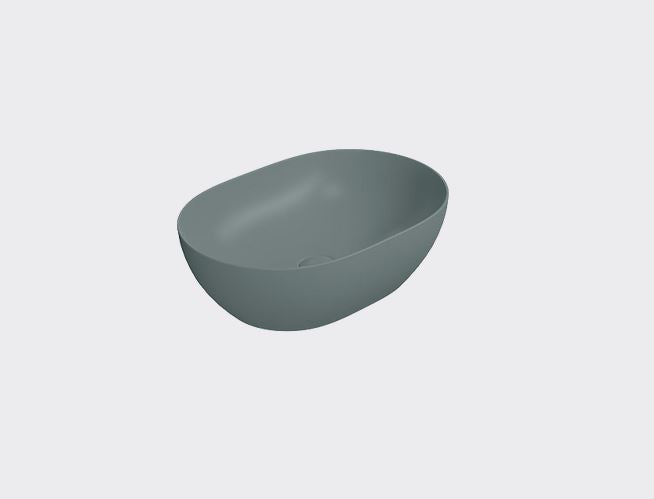 GSI Pura Countertop Basin 500 x 350mm Matt Agave