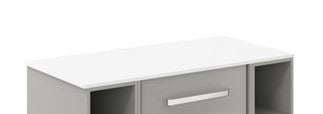 Crosswater Infinity Polar White Worktop 910mm