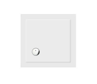 Britton Acrylic Square 900 x 900 x 35mm tray - White Gloss