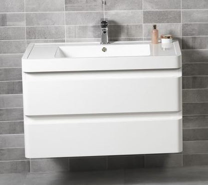 Essentials Flite 900x480mm 2-Drawer Wall Mounted Unit