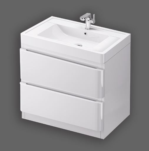 Essentials Flite 900x480mm Two Drawer Floor Standing Unit