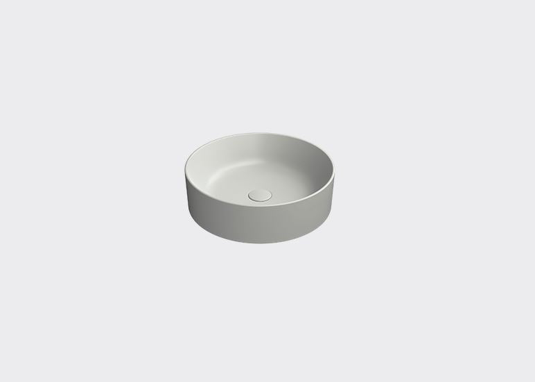 GSI Kube X Design 450 x 450mm Countertop Basin - Matt Cenere