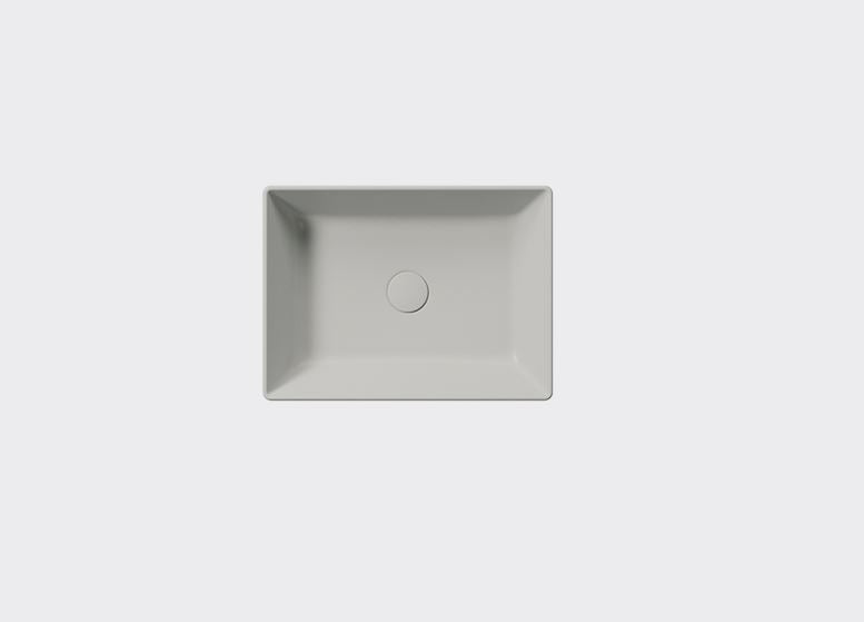 GSI Kube X Design 500 x 370mm Counter Top Basin Matt Cenere