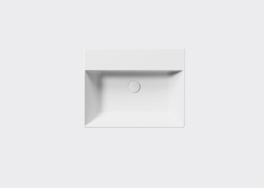 GSI Kube X Design 600 x 470mm Washbasin Matt White