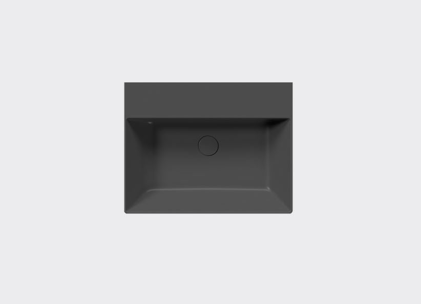 GSI Kube X Design 600 x 470mm Washbasin Matt Ardesia