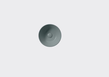 GSI KUBE X 320mm Round Countertop Basin Agave Matt
