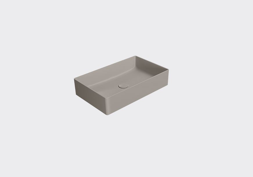 GSI Kube X Design 600 x 370mm Counter Top Basin Matt Tortora