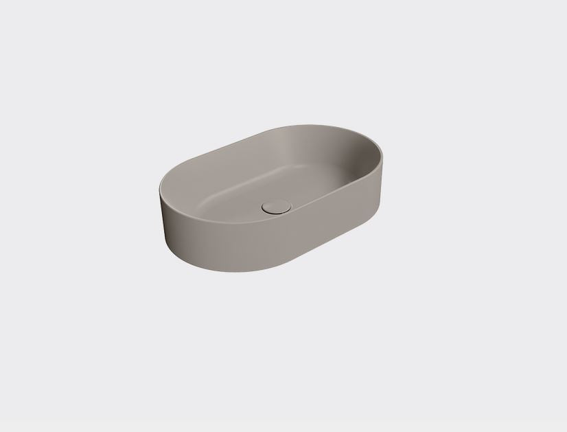 GSI Kube X 600 x 370mm Counter Top Basin Matt Tortora