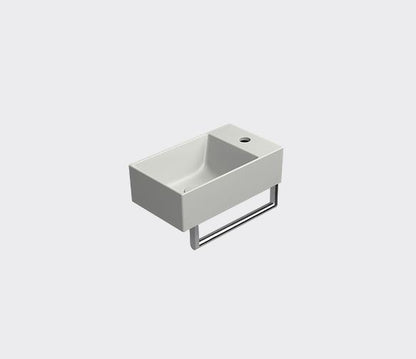 GSI KUBE X Basin 400 x 230mm Matt Cenere