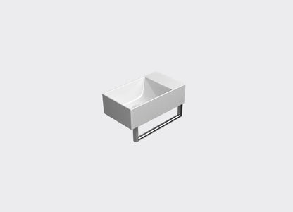 GSI KUBE X Basin 400 x 230mm White Gloss