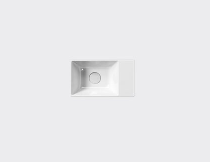GSI KUBE X Basin 400 x 230mm White Gloss