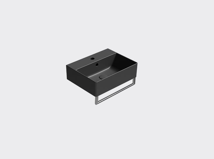 GSI Kube X Design 450 x 350mm Cloakroom Washbasin - Matt Ardesia