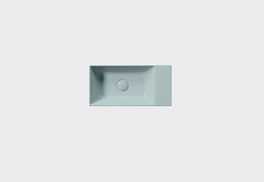 GSI KUBE X Basin 500 x 250mm Matt Ghiacchio