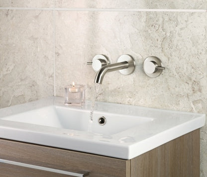 Just Taps Inox Wall Mounted Basin Mixer