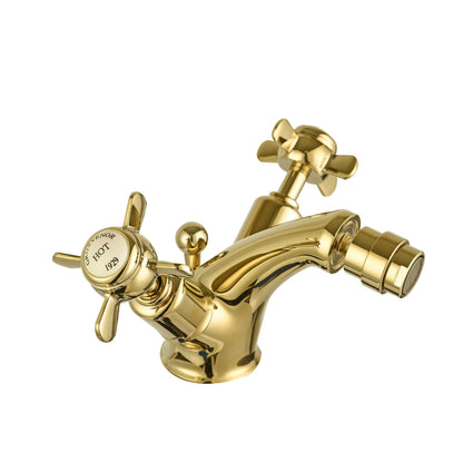 Just Taps Plus Grosvenor Bidet Mixers with Pop Up Waste