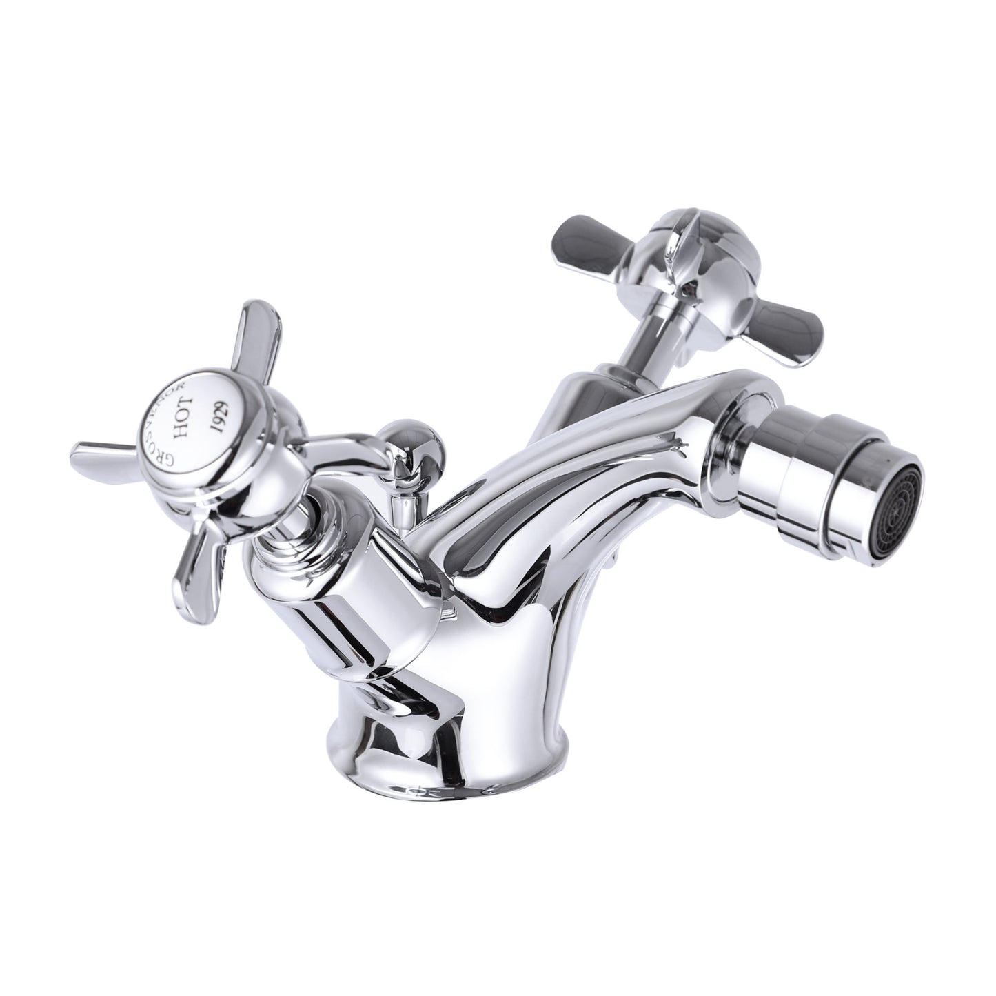 Just Taps Plus Grosvenor Bidet Mixers with Pop Up Waste