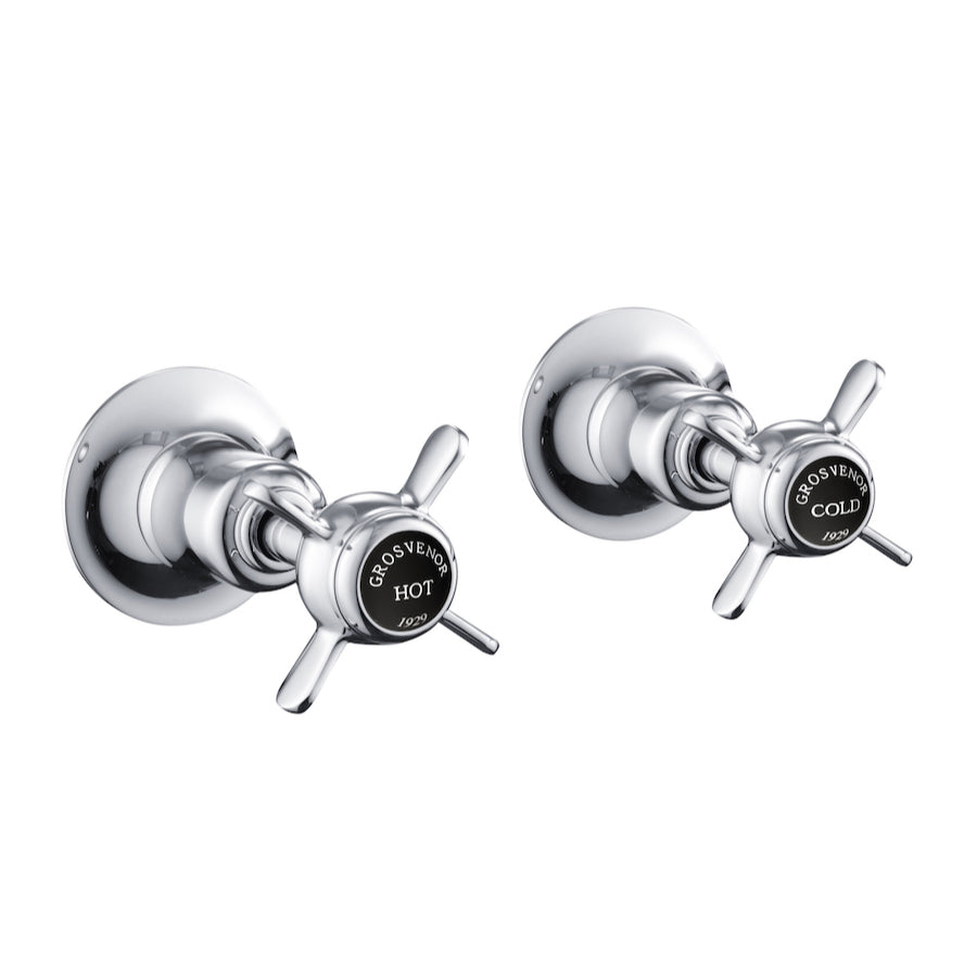 Just Taps Plus Grosvenor Wall Valves