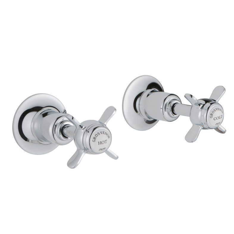 Just Taps Plus Grosvenor Wall Valves