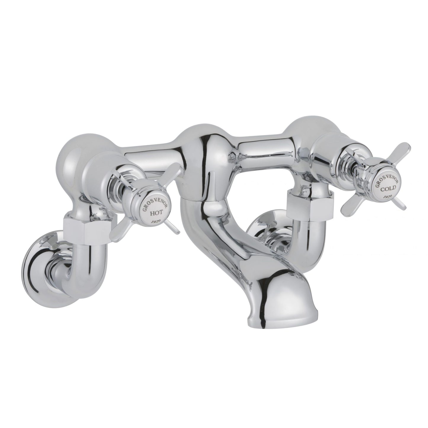 Just Taps Plus Grosvenor Bath Fillers Wall Mounted