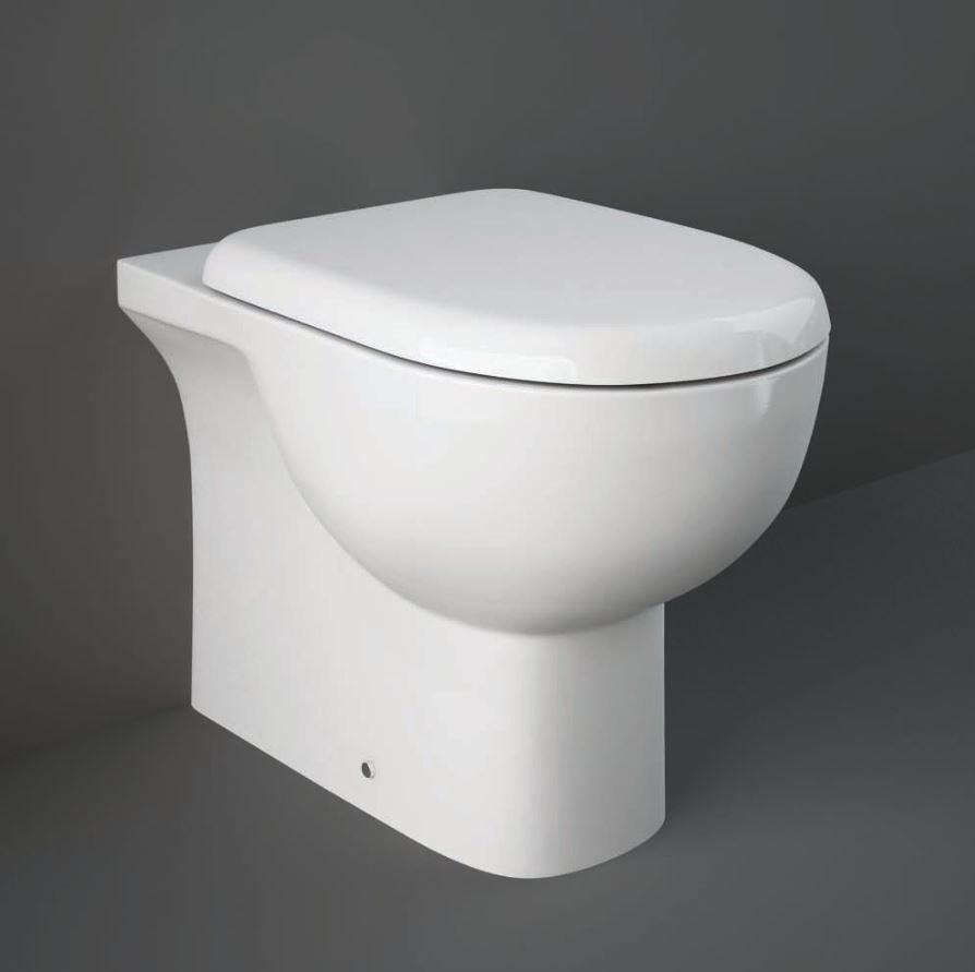 RAK Tonique Back To Wall Pan for a Contemporary Bathroom