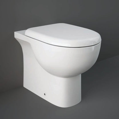 RAK Tonique Back To Wall Pan for a Contemporary Bathroom