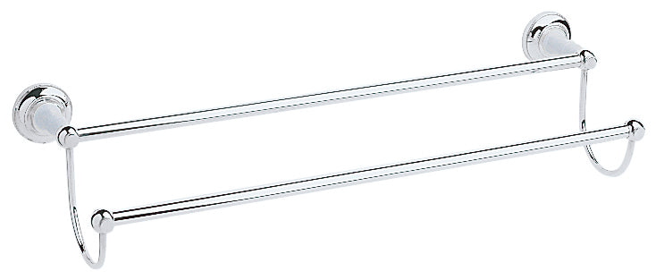 Heritage Clifton Double Towel Rail Chrome