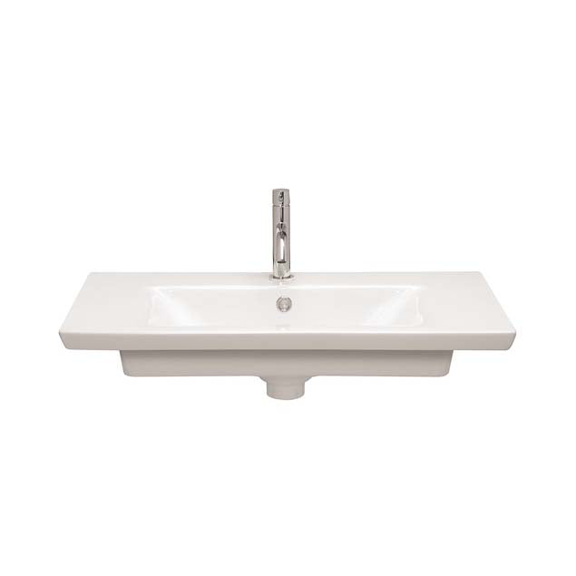 Crosswater 750mm Arena Basin White Gloss One Tap Hole