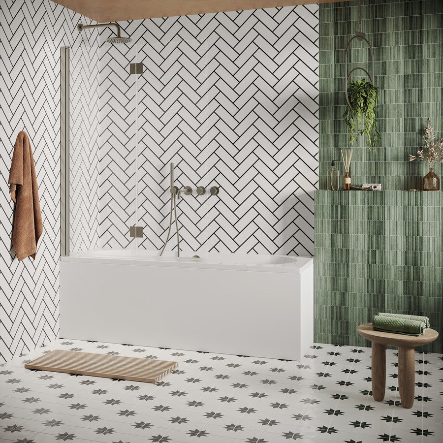 Crosswater Asura Fully Folding Bath Screen