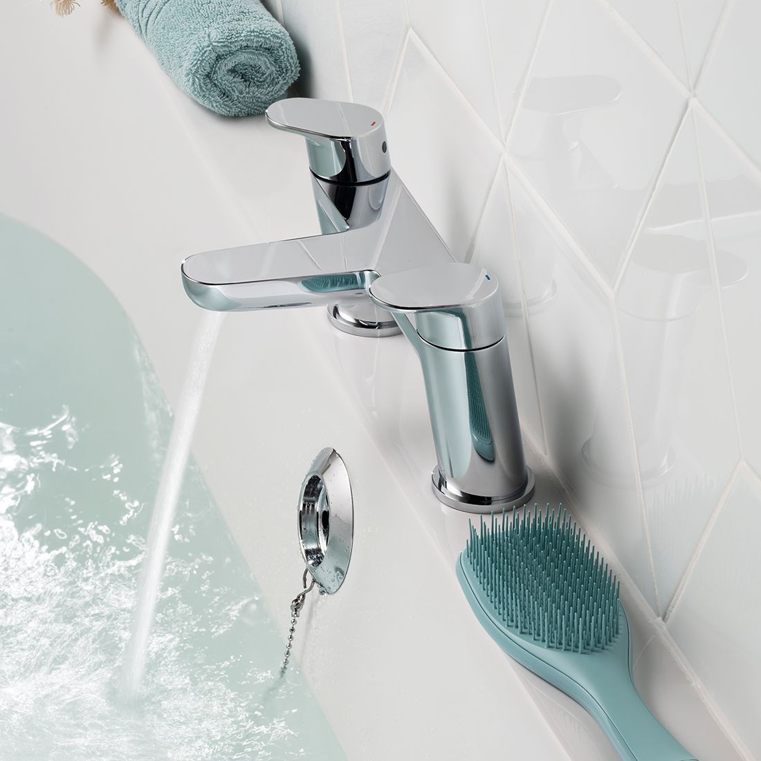 Vado Ava Deck Mounted 2 Hole Bath Filler