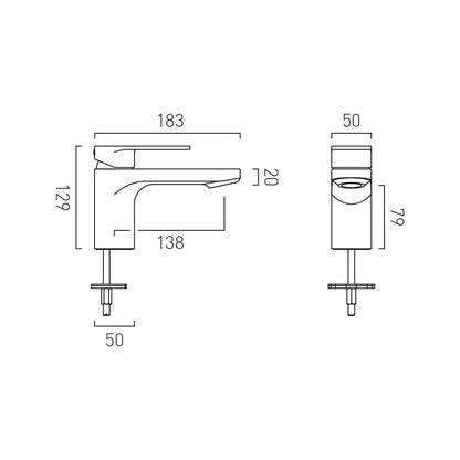 Vado Metiz Deck Mounted Mono Bath Filler