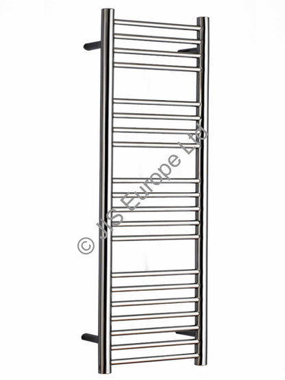 JIS Ashdown 1250 x 300mm Stainless Steel Heated Towel Rail