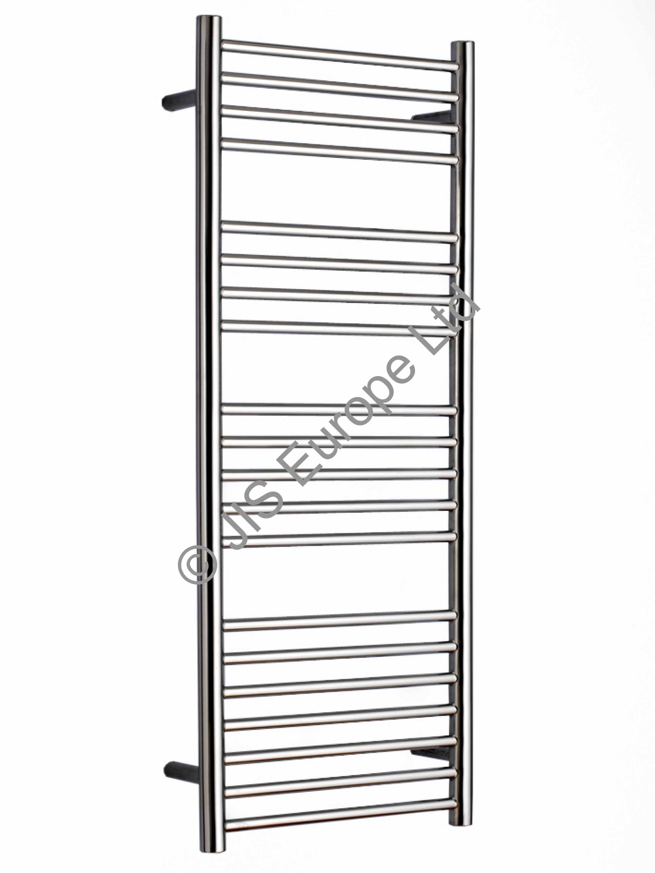 JIS Ashdown 1250 x 400mm Stainless Steel Heated Towel Rail – Bathdisc