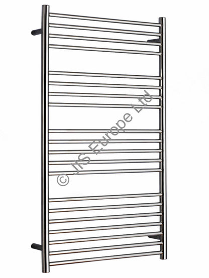 JIS Ashdown 1250 x 620mm Stainless Steel Heated Towel Rail