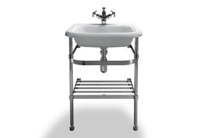 Burlington Stone Resin 550x470 Basin, No Tap Hole, Overflow
