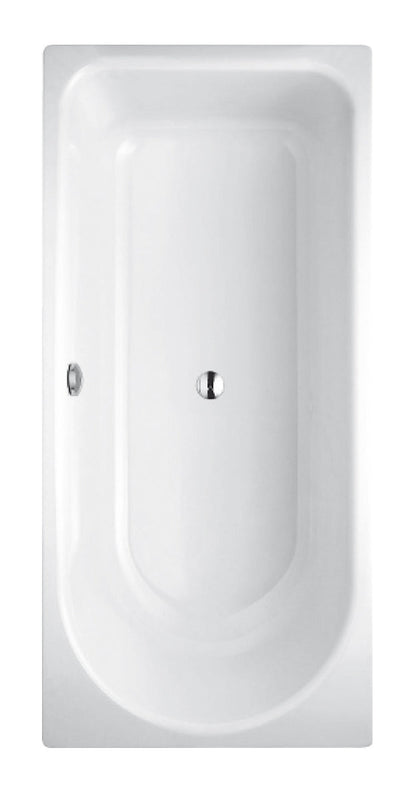 Bette Ocean Lowline 1700 X 700mm L/Hand Overflow Steel Shower Bath No Tap Holes