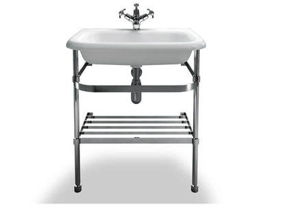 Burlington Stone Resin 750x470 Basin, No Tap Hole, Overflow