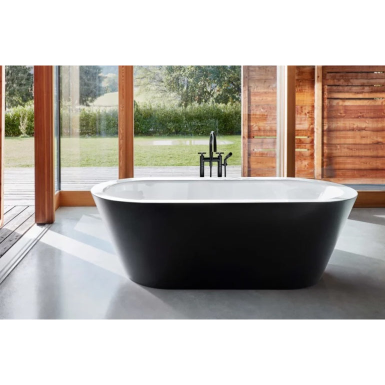 Bette Starlet Oval Silhouette Bath with Leg Set