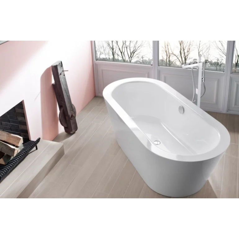 Bette Starlet Oval Silhouette Bath with Leg Set