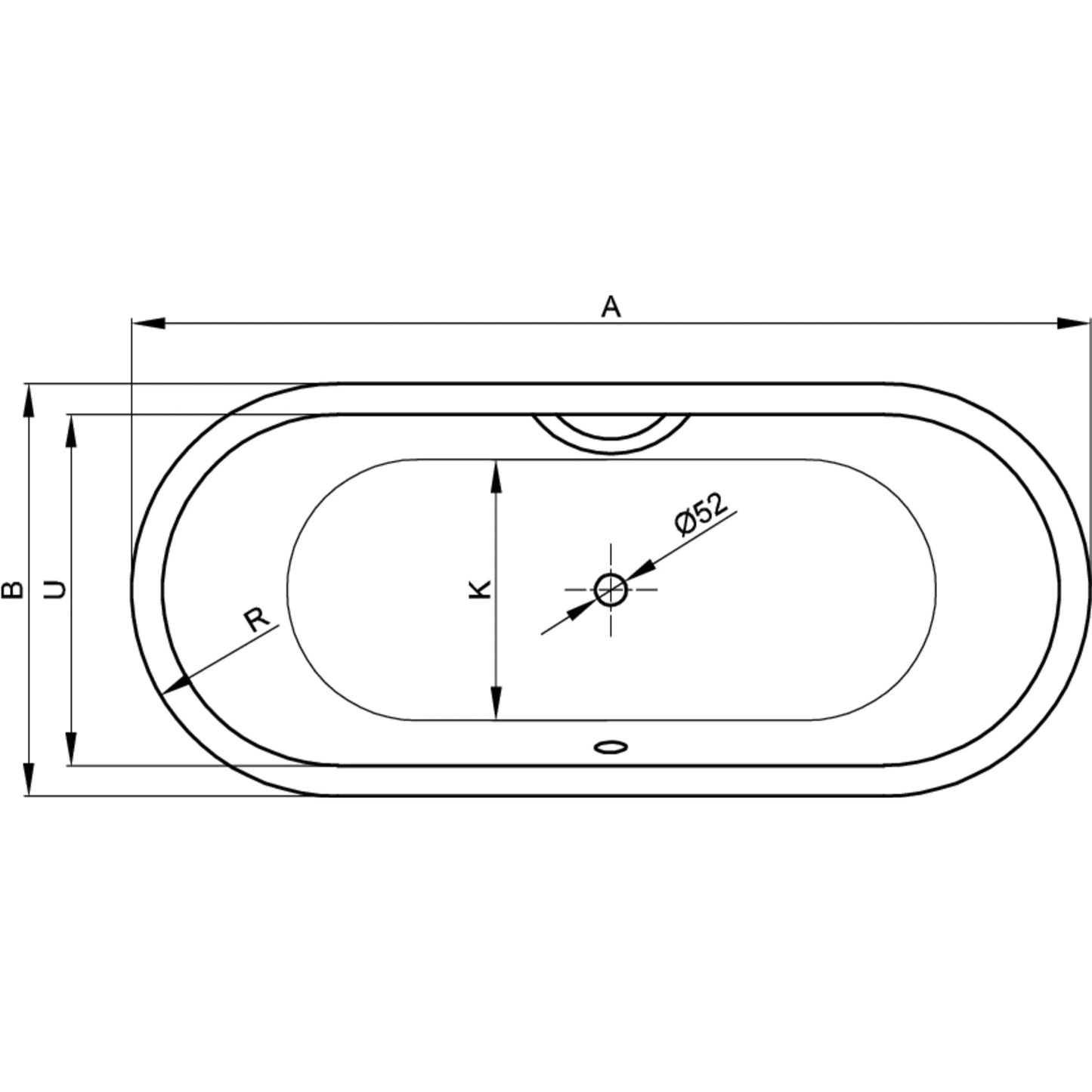 Bette Starlet Flair Oval Bath with Leg Set