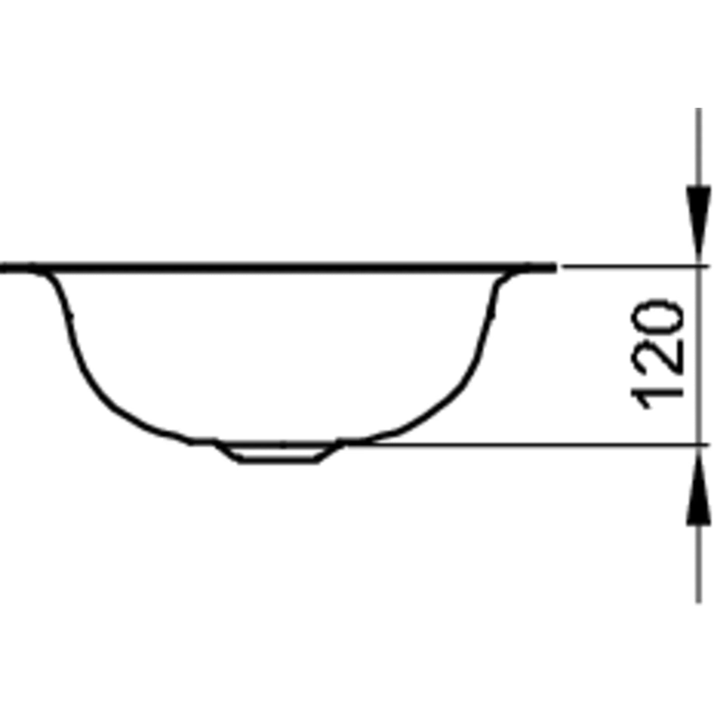 Bette Comodo Undermount Basin Drawing Image