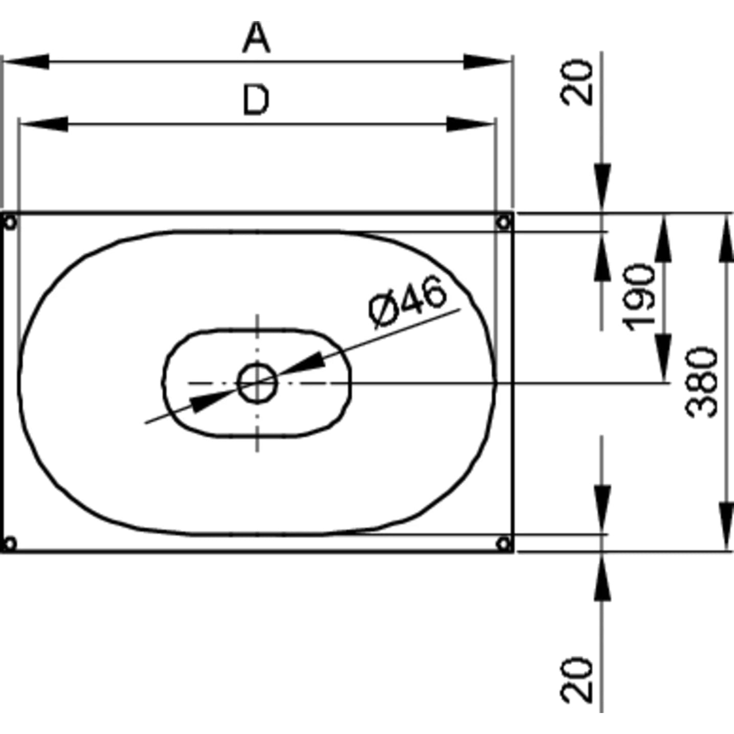 Bette Comodo Undermount Basin Drawing Image