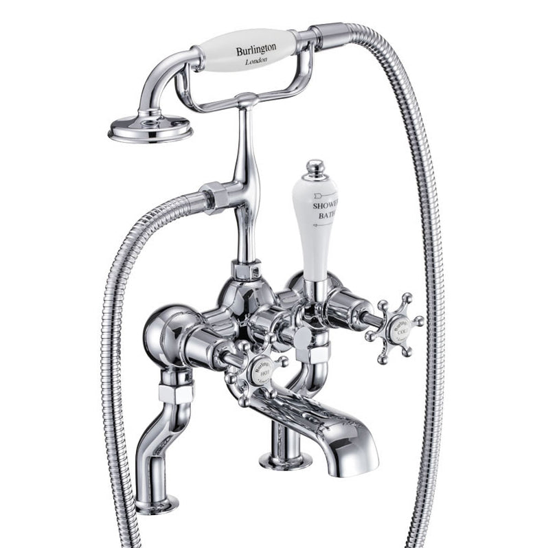 Burlington Birkenhead Bath Shower Mixer w/ Hose & Handset