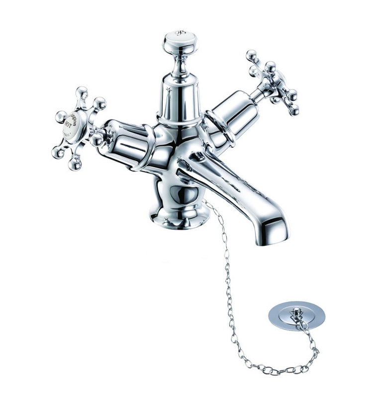 Burlington Birkenhead 1 Tap Hole Basin Mixer w/ Basin Waste