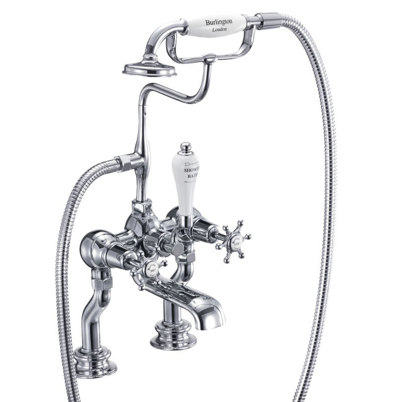 Burlington Birkenhead Regal Deck Mounted Bath Shower Mixer