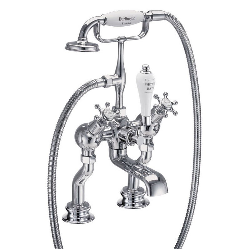 Burlington Birkenhead Regal Bath Shower Mixer w/ Handset